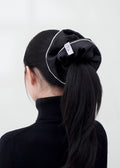 Black Silk Scrunchie