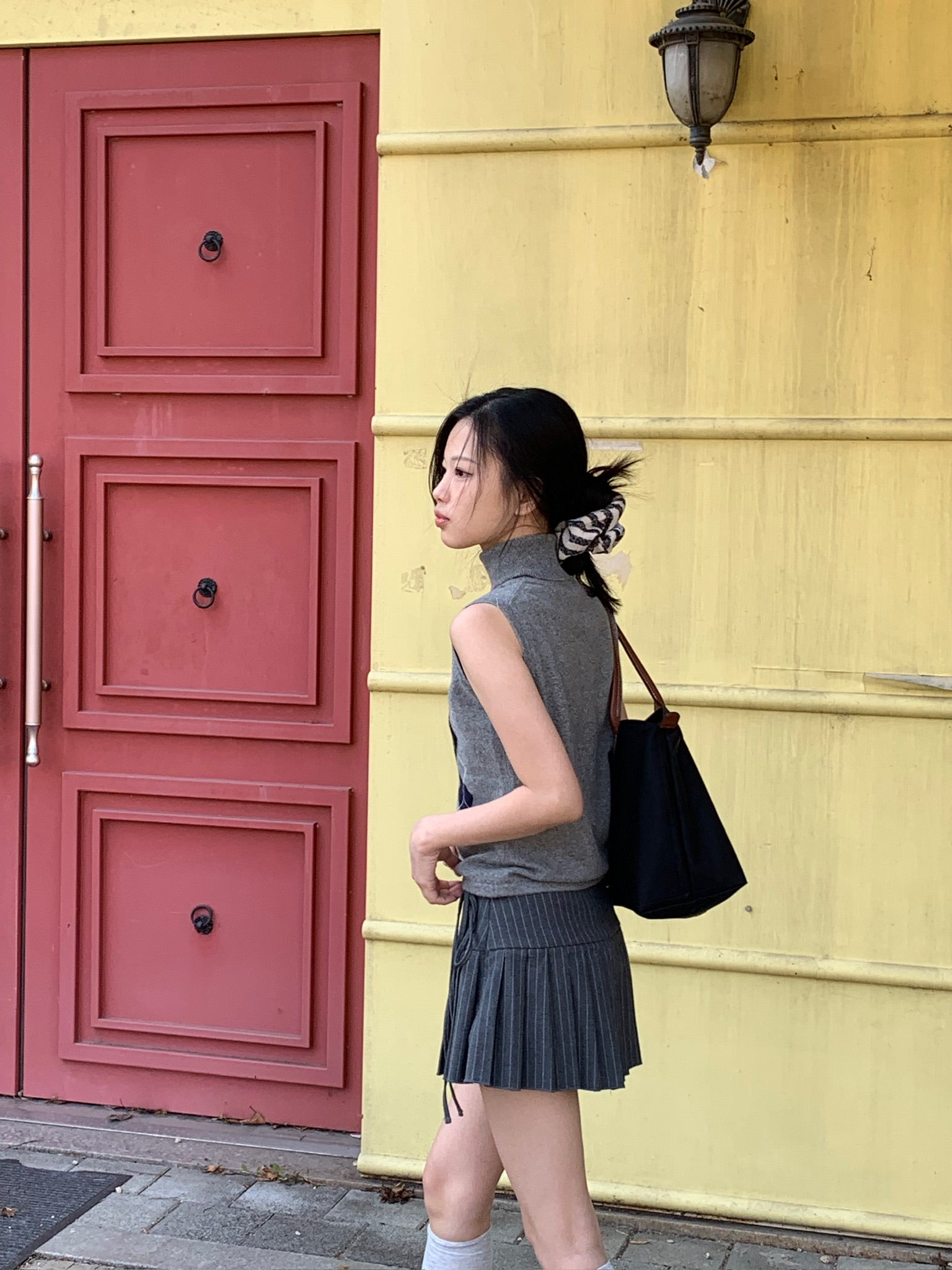 Cozy Oat | Knit Scrunchie
