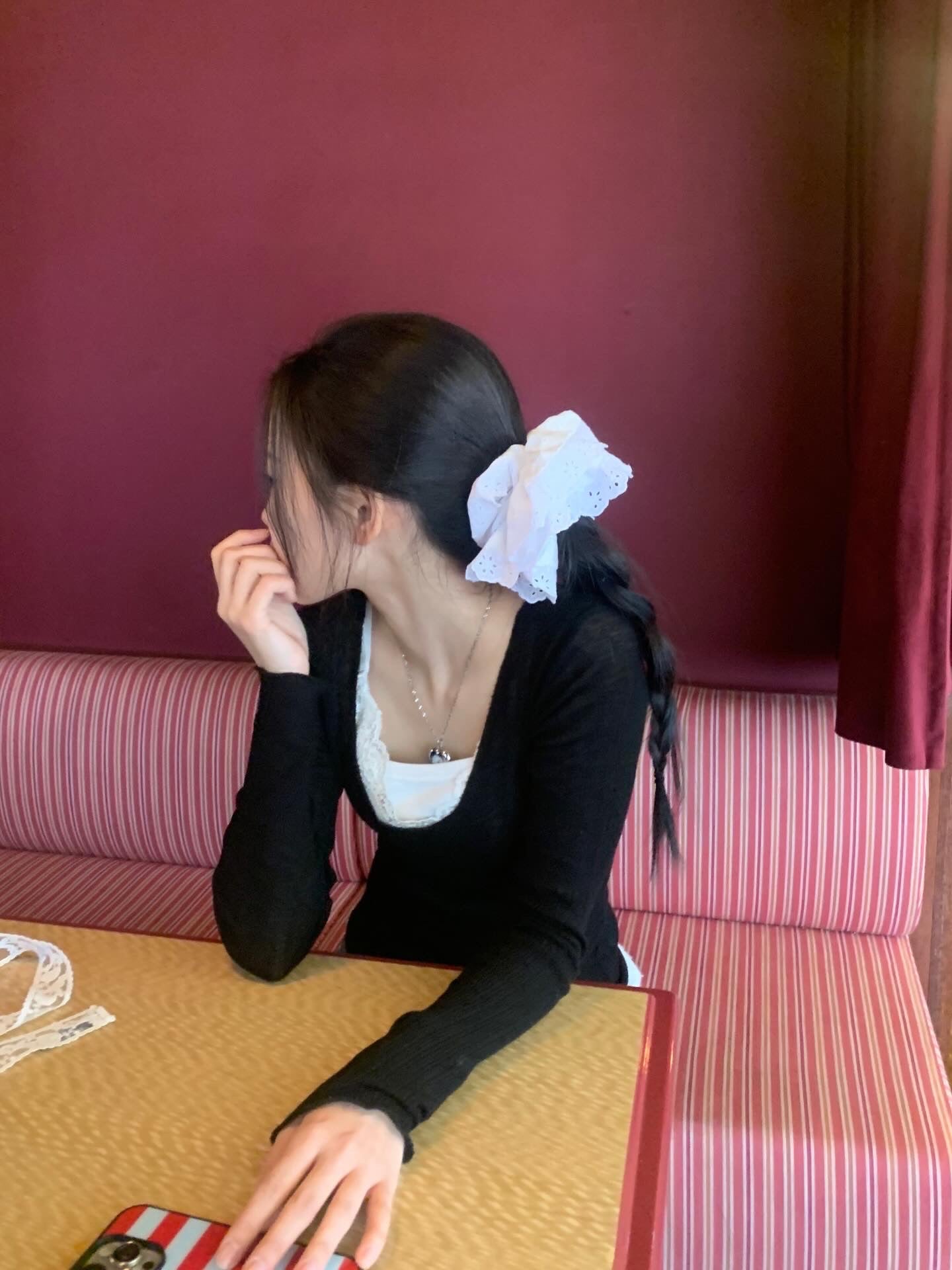 Lace Bloom | Cotton Scrunchie