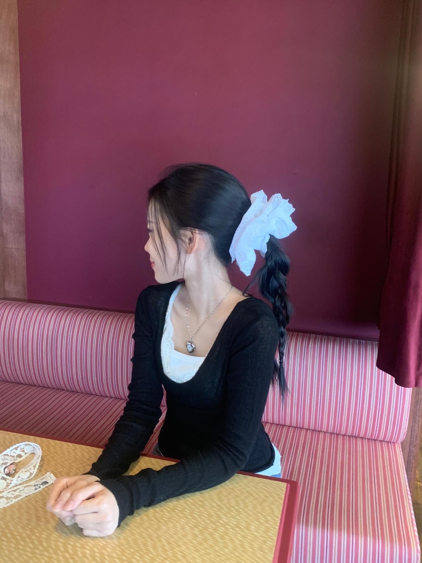 Lace Bloom | Cotton Scrunchie