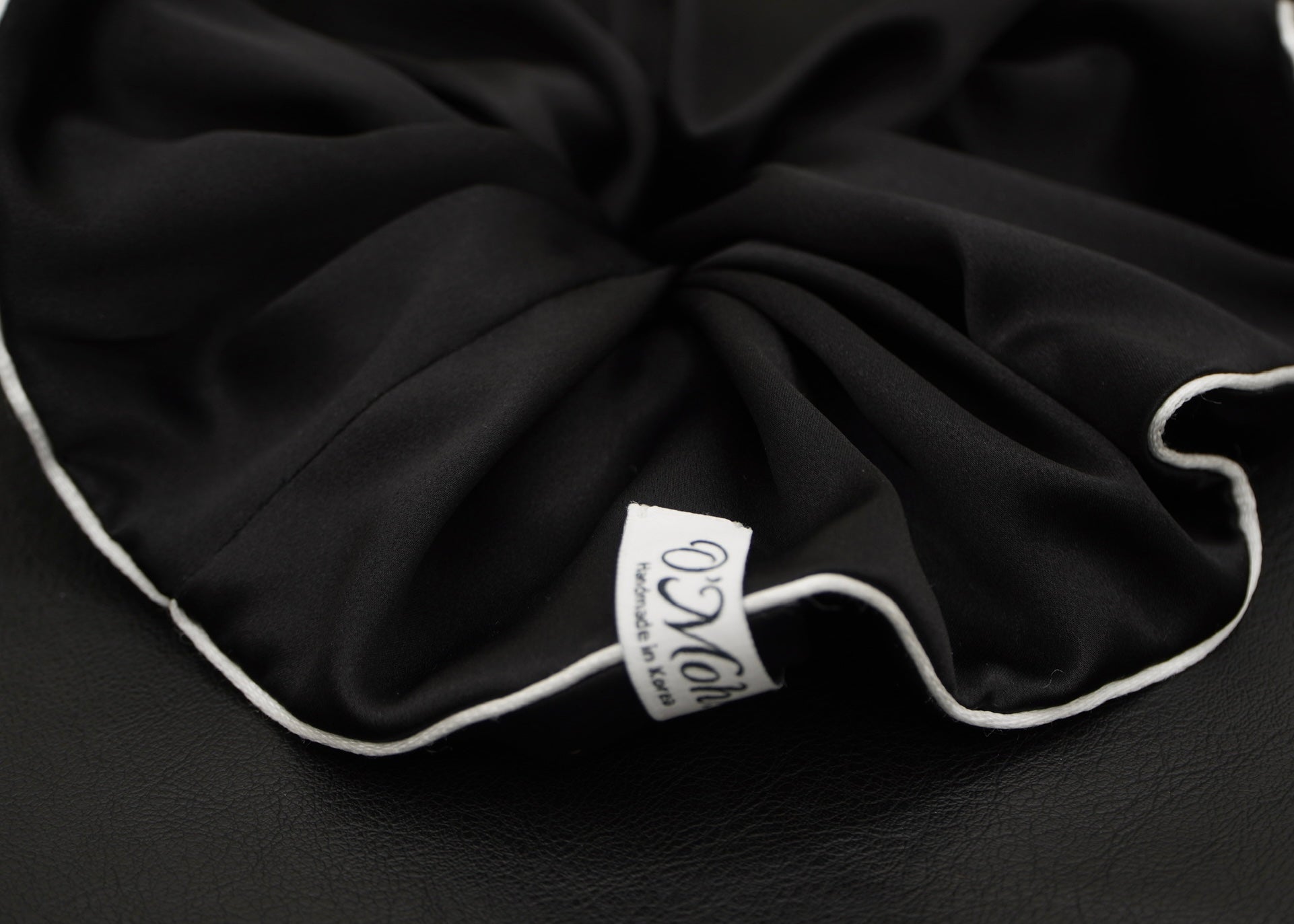 Black Silk Scrunchie