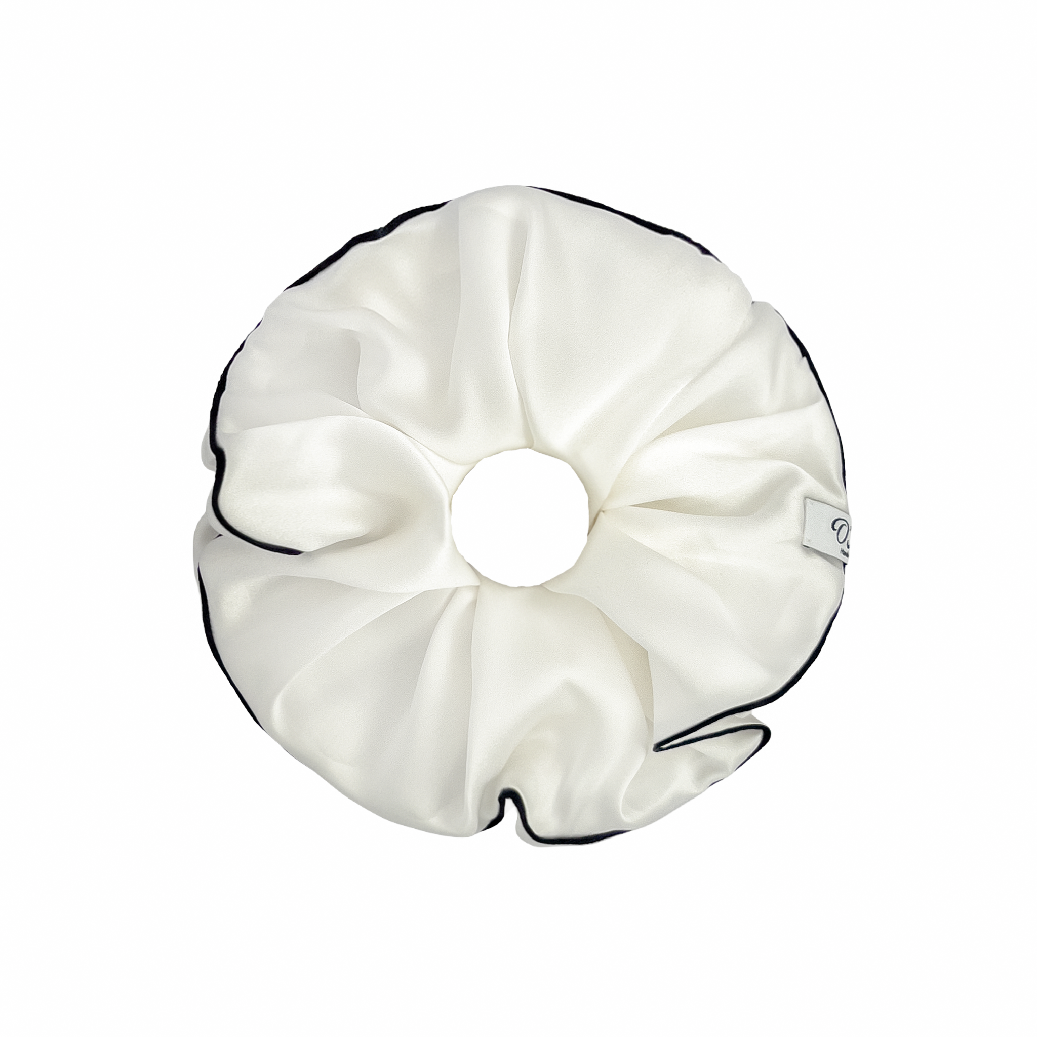 Eclipse | Piped Silk Scrunchie