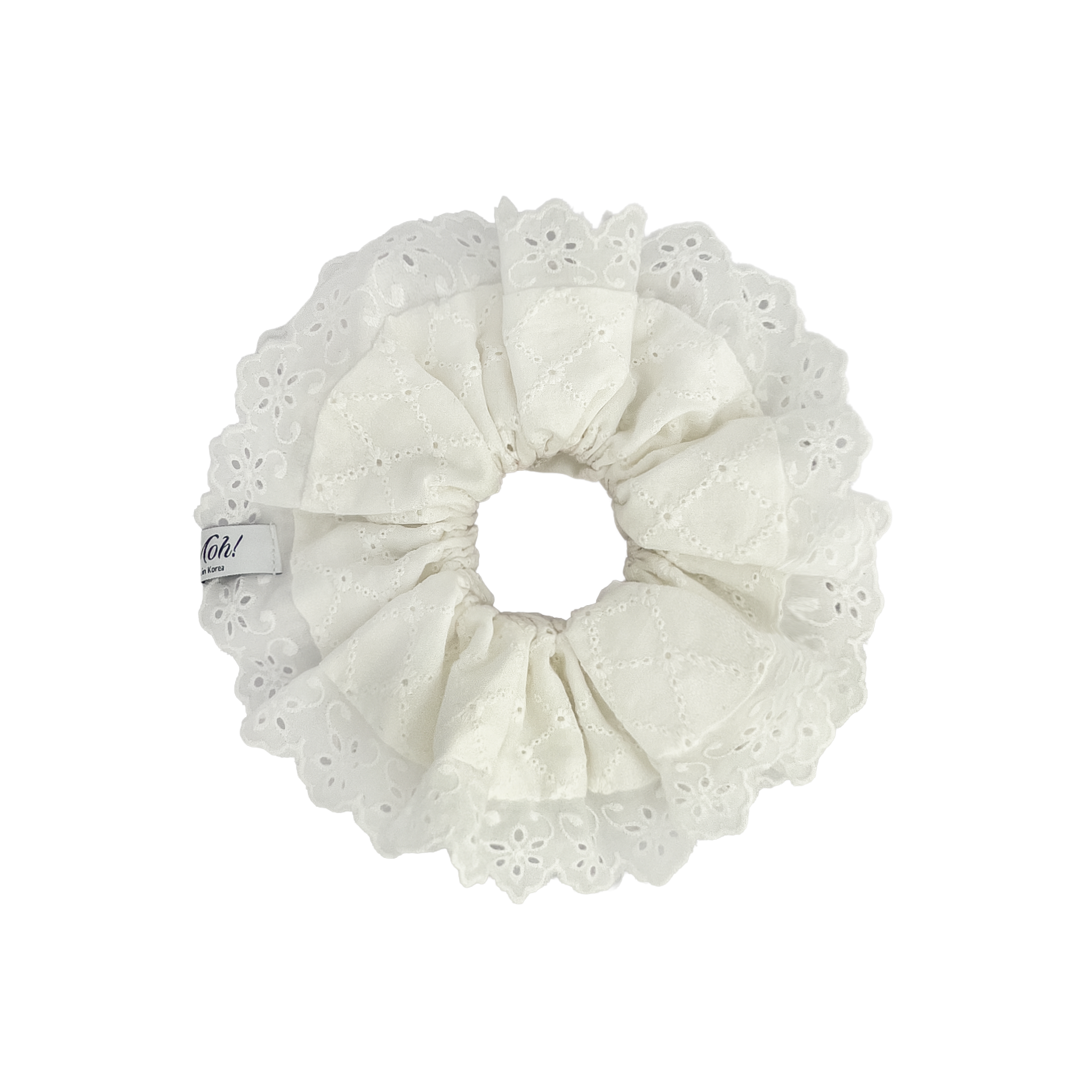 Lace Bloom | Cotton Scrunchie