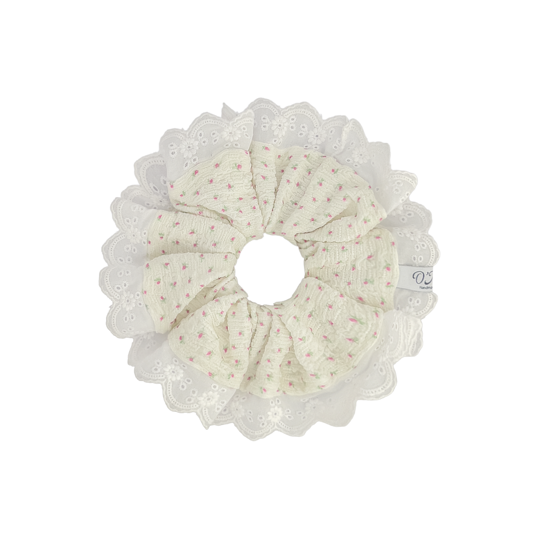 Spring Bloom | Lace Scrunchie