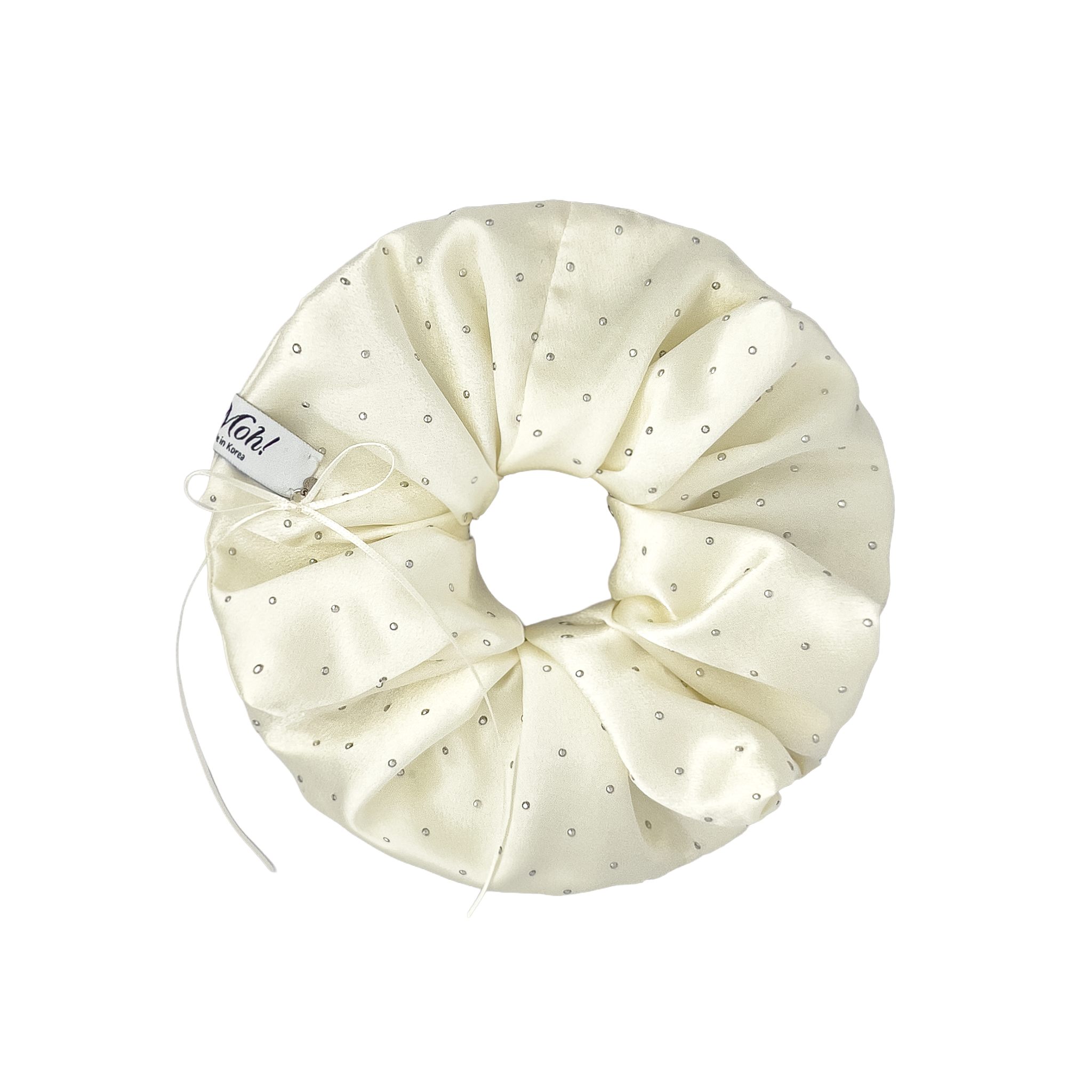 Starlight | Studded Satin Scrunchie